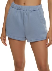 High Waist Fleece Sweatshorts sold by Rainbow