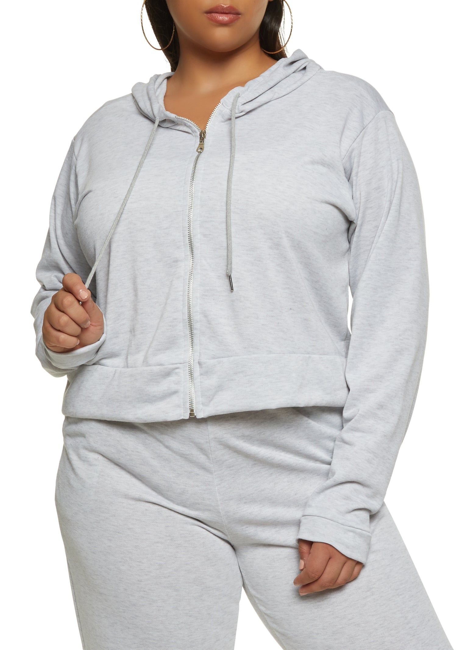 Plus Size Angel Rhinestone Studded Hoodie sold by Rainbow product image thumbnail 2