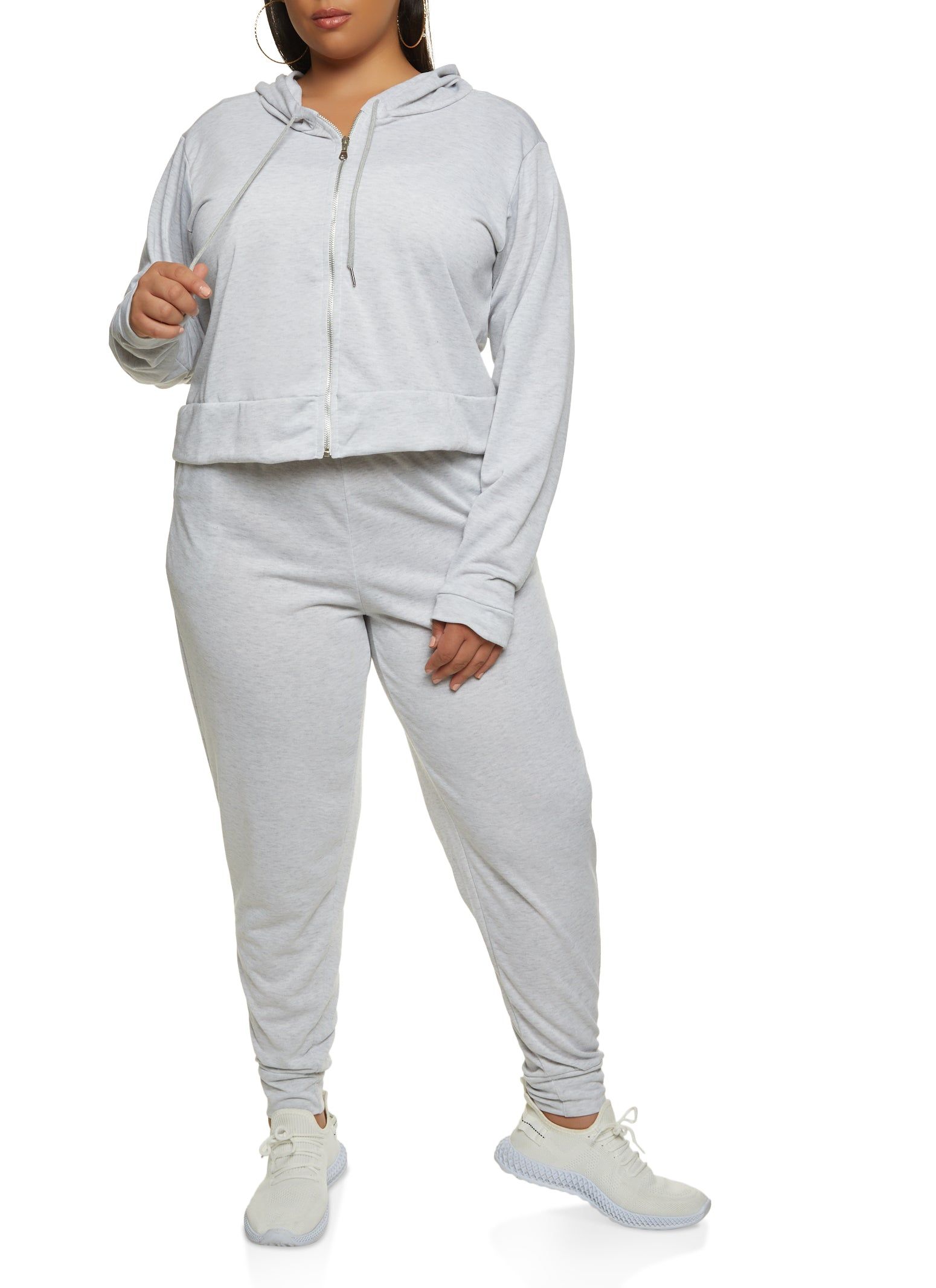 Plus Size Angel Rhinestone Studded Hoodie sold by Rainbow product image thumbnail 3