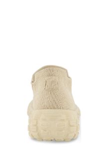 Solid Textured Knit Lace Up Athletic Sneakers sold by Rainbow