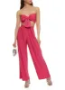 Smocked Tie Front Bandeau Top sold by Rainbow