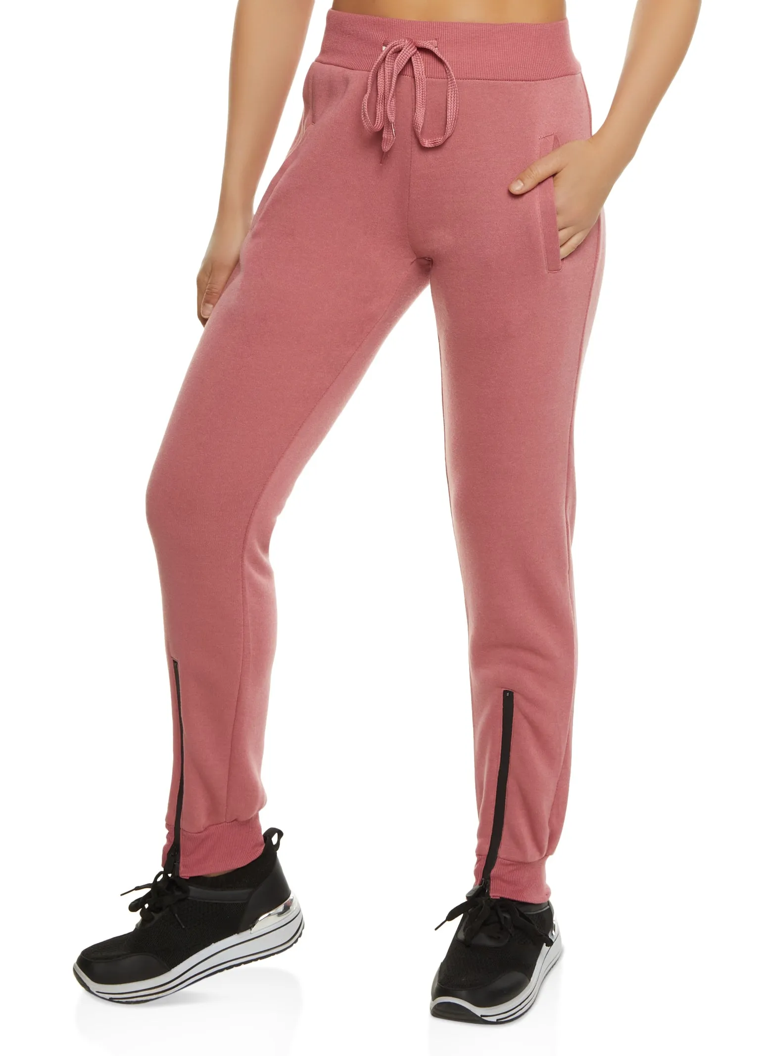 Zip Hem Joggers sold by Rainbow