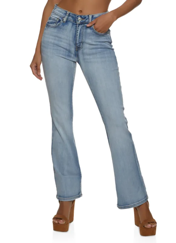 WAX Acid Wash Boot Cut Jeans sold by Rainbow