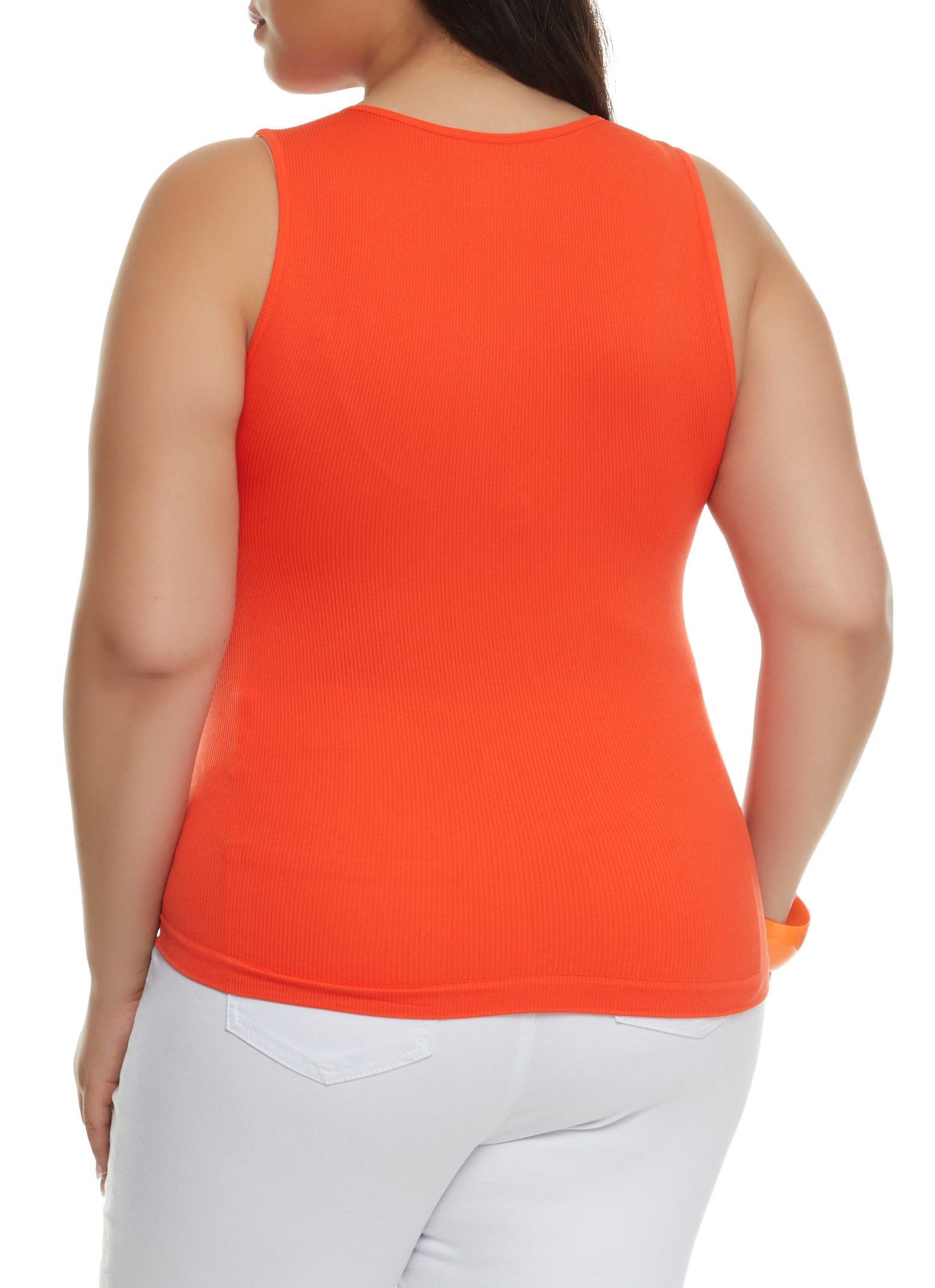 Plus Size Seamless Cut Out Tank Top sold by Rainbow product image thumbnail 3