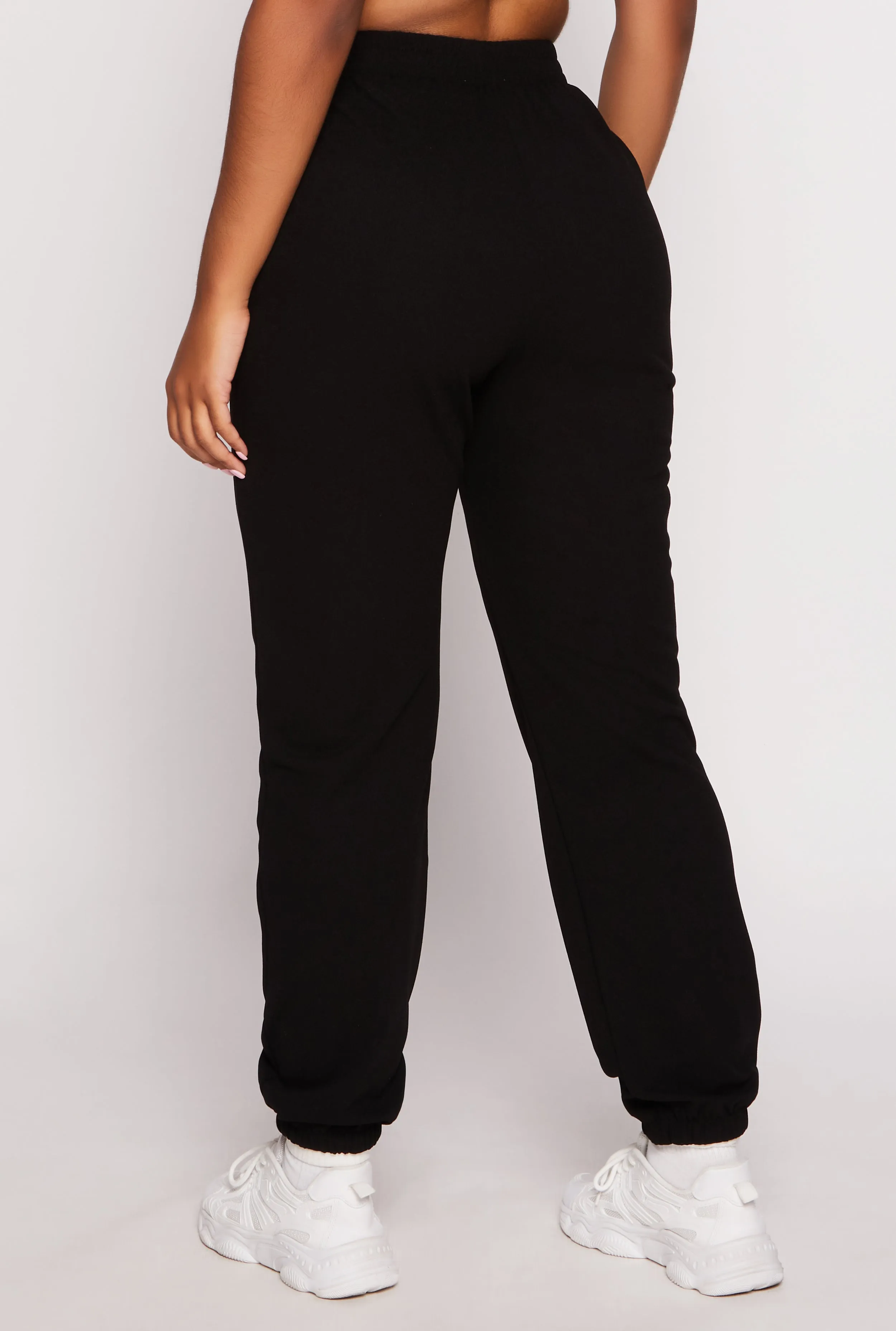 Crepe Knit High Waisted Joggers sold by Rainbow product image thumbnail 3
