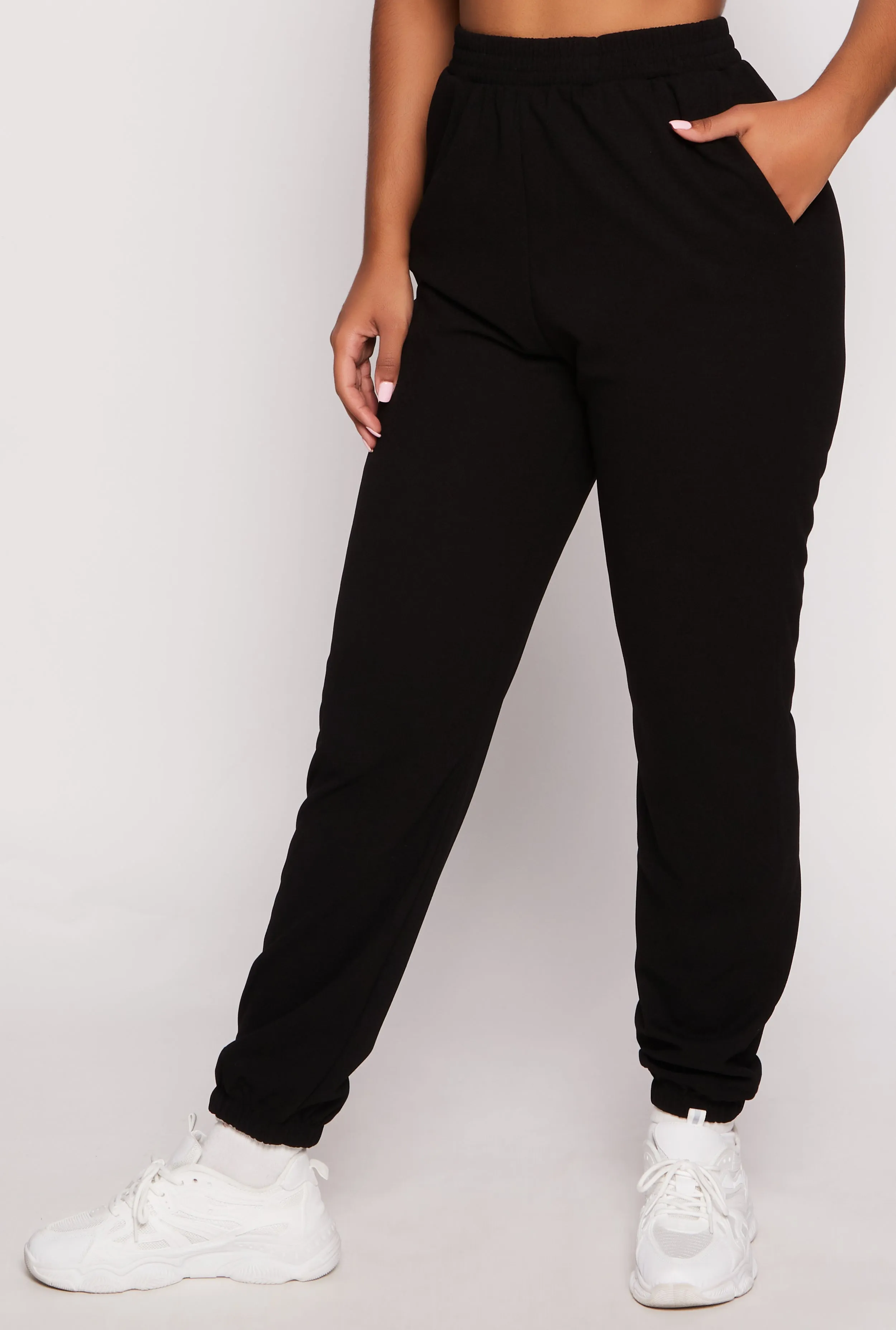 Crepe Knit High Waisted Joggers sold by Rainbow product image thumbnail 2