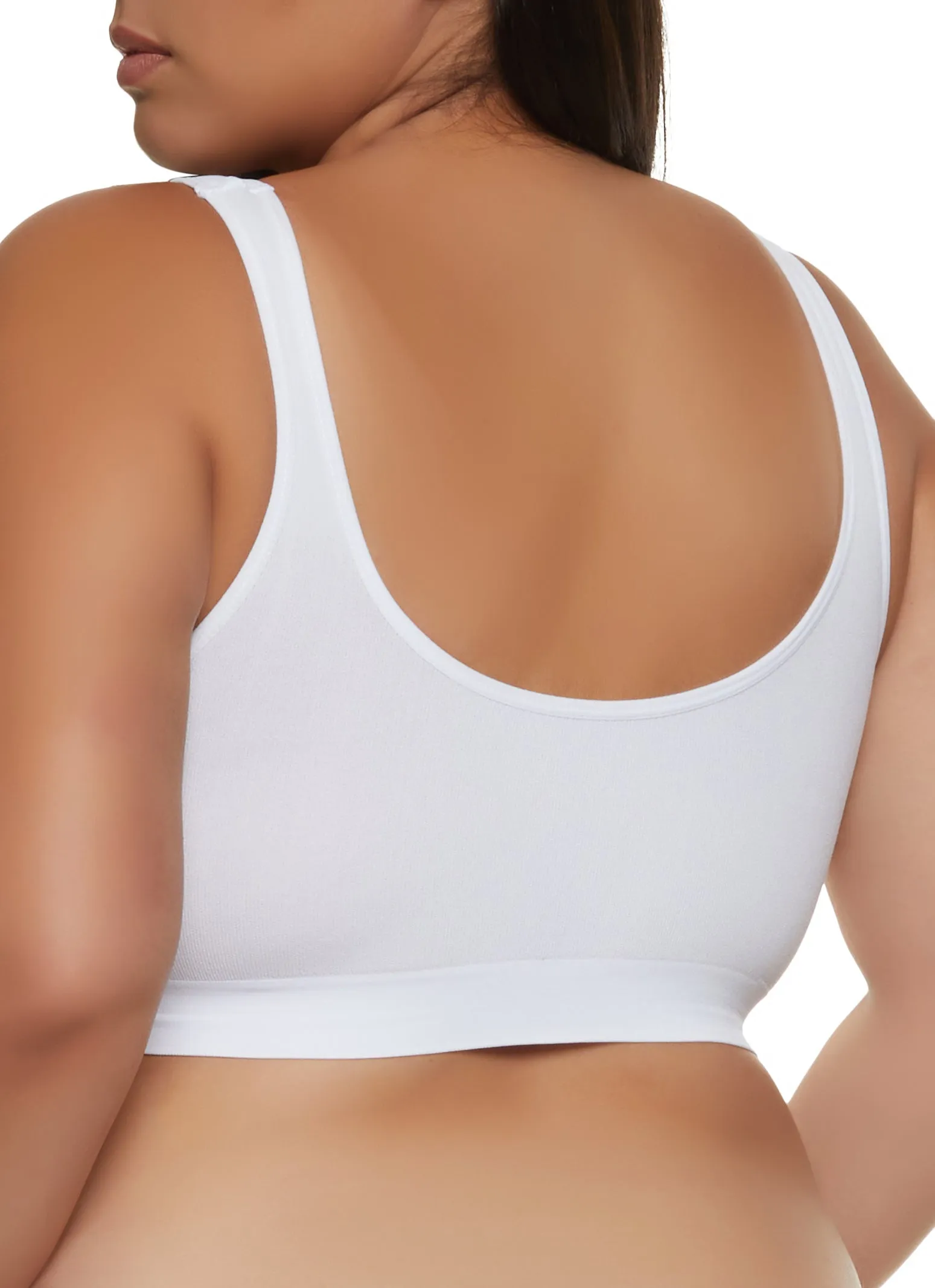 Plus Size Seamless Full Coverage Sports Bra sold by Rainbow product image thumbnail 2