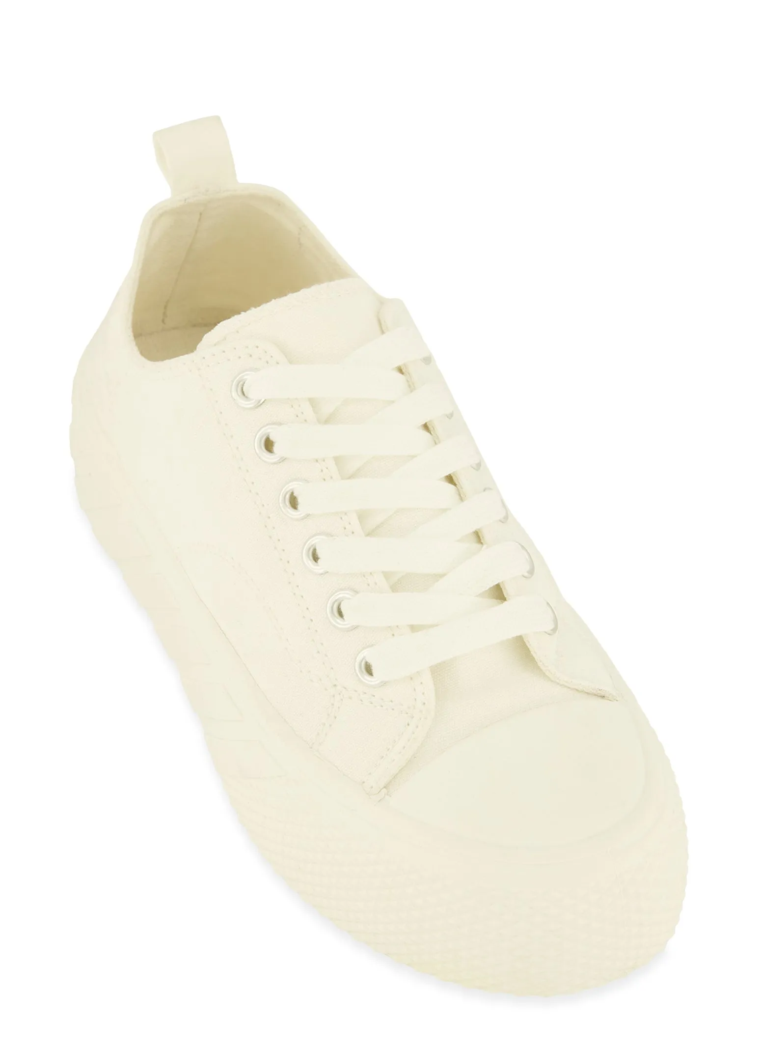 Canvas Lace Up Platform Sneakers sold by Rainbow