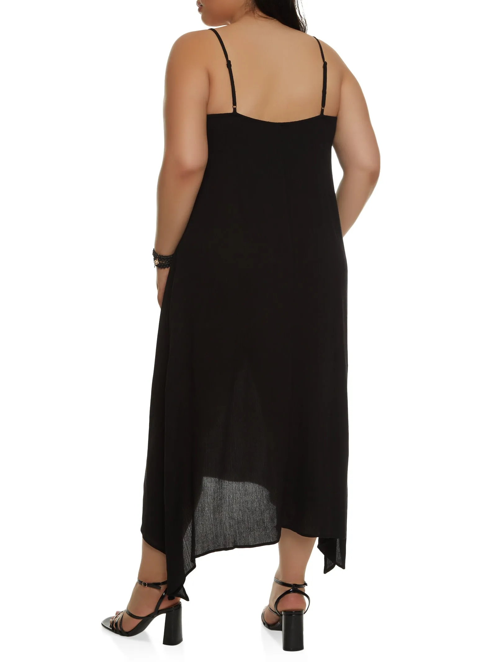 Plus Size V Neck Tassel Maxi Dress sold by Rainbow product image thumbnail 3