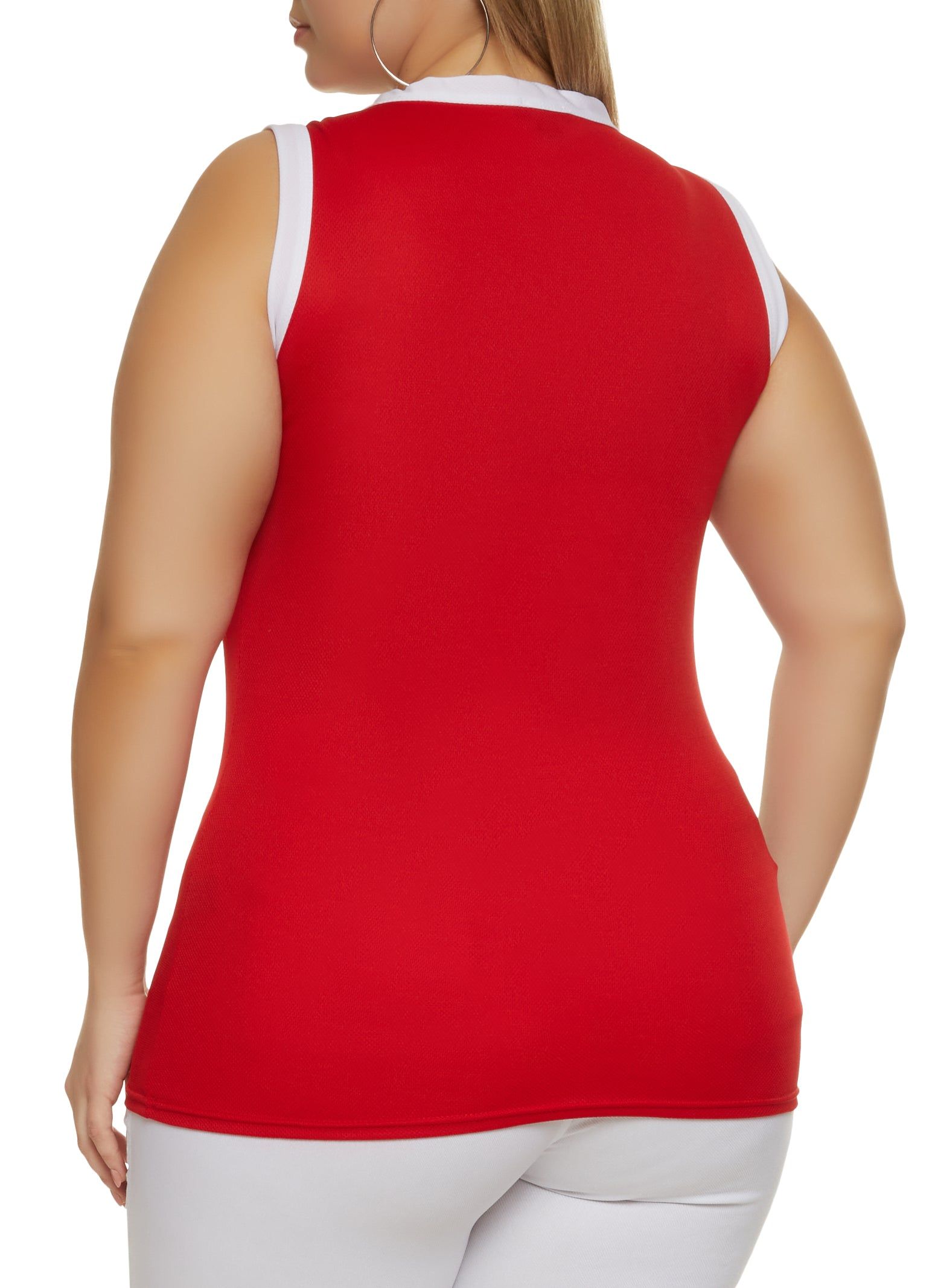 Plus Size Mesh Love 97 Jersey Tank Top sold by Rainbow product image thumbnail 2