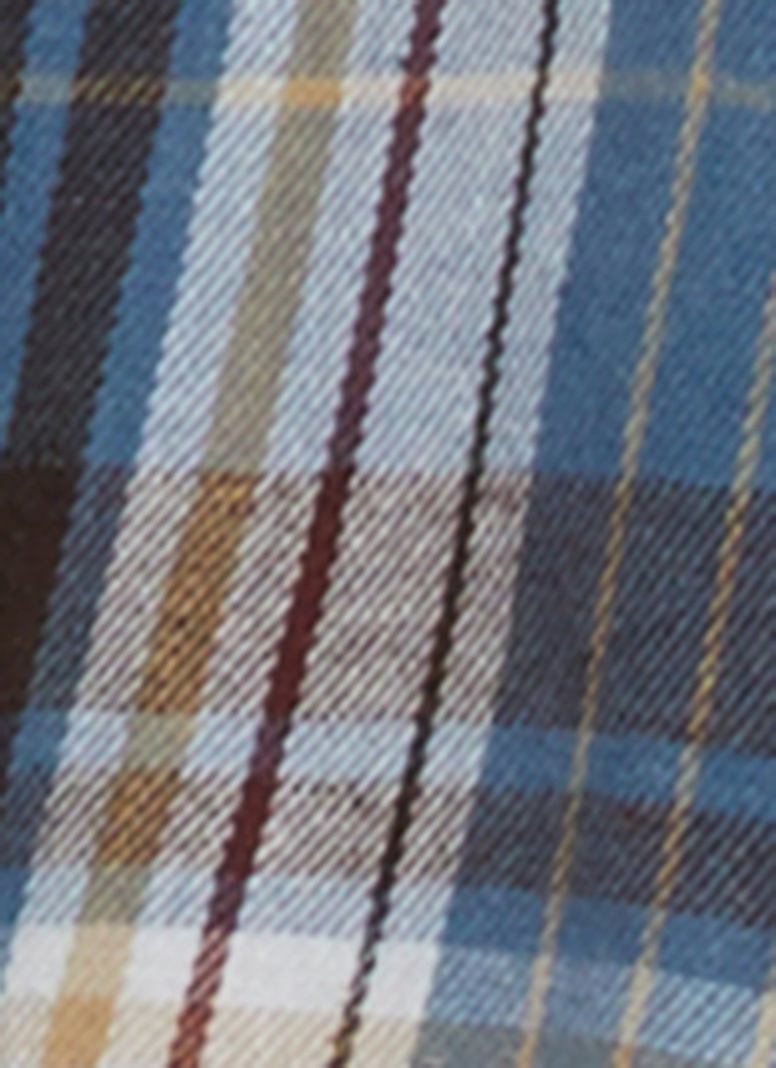 Two Tone Plaid Flannel Cropped Shirt sold by Rainbow product image thumbnail 3