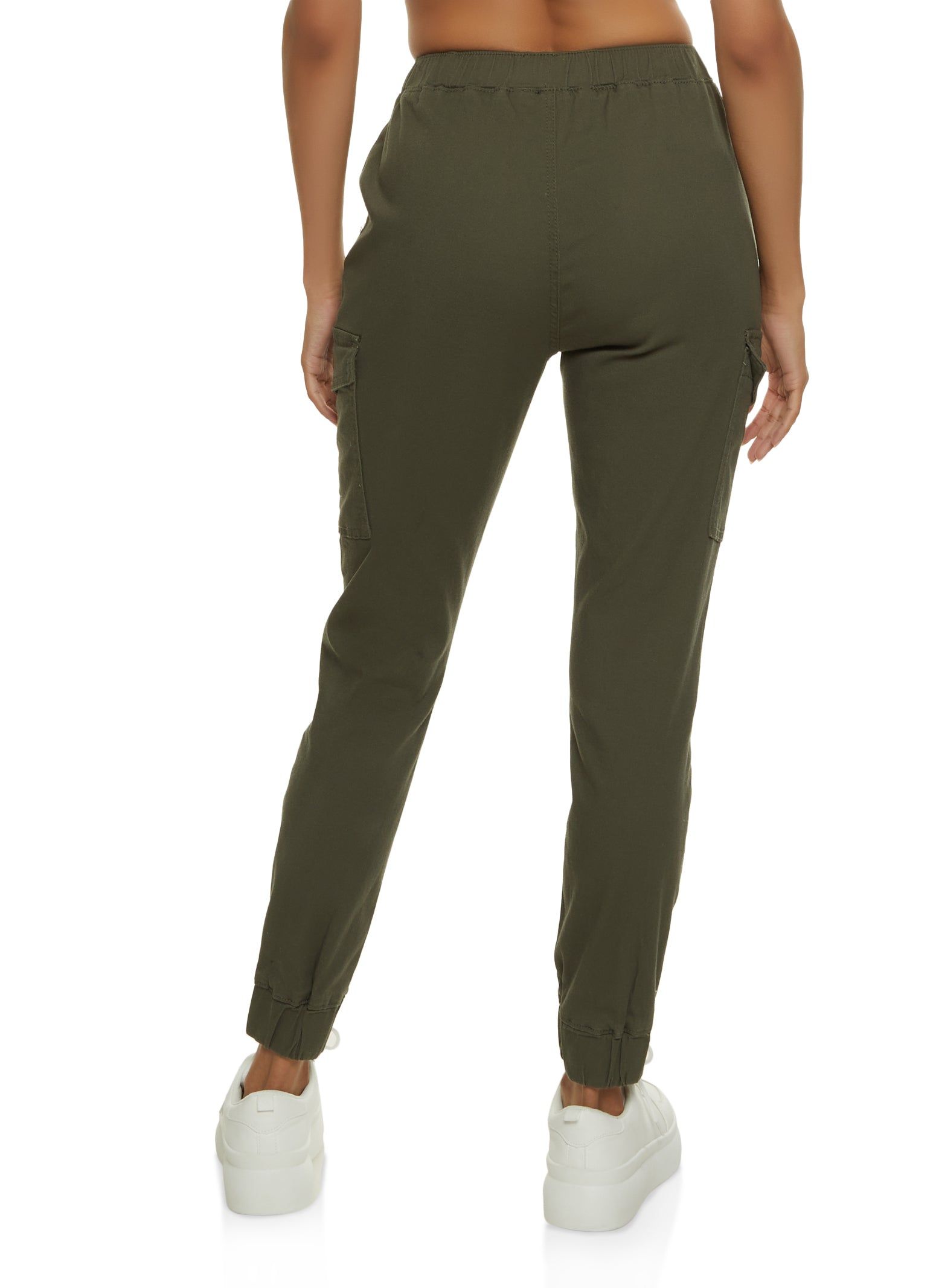 Twill High Waist Cargo Joggers sold by Rainbow product image thumbnail 2