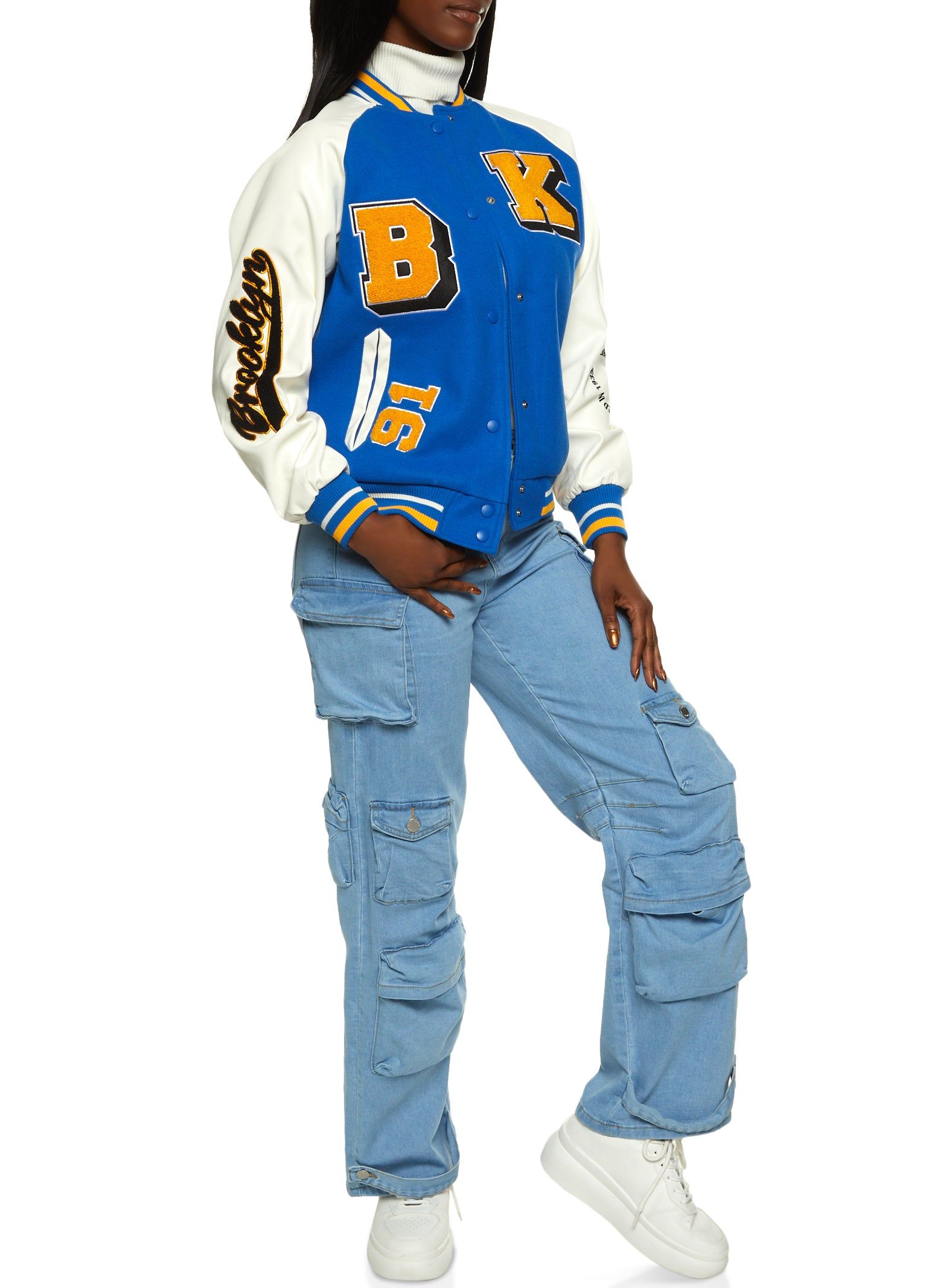 BK Chenille Patch Varsity Jacket sold by Rainbow product image thumbnail 2