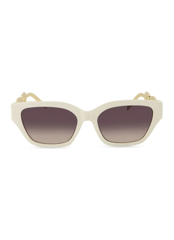 Chunky Cat Eye Chain Arm Sunglasses sold by Rainbow