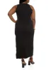 Plus Size Scoop Neck Side Slit Maxi Dress sold by Rainbow