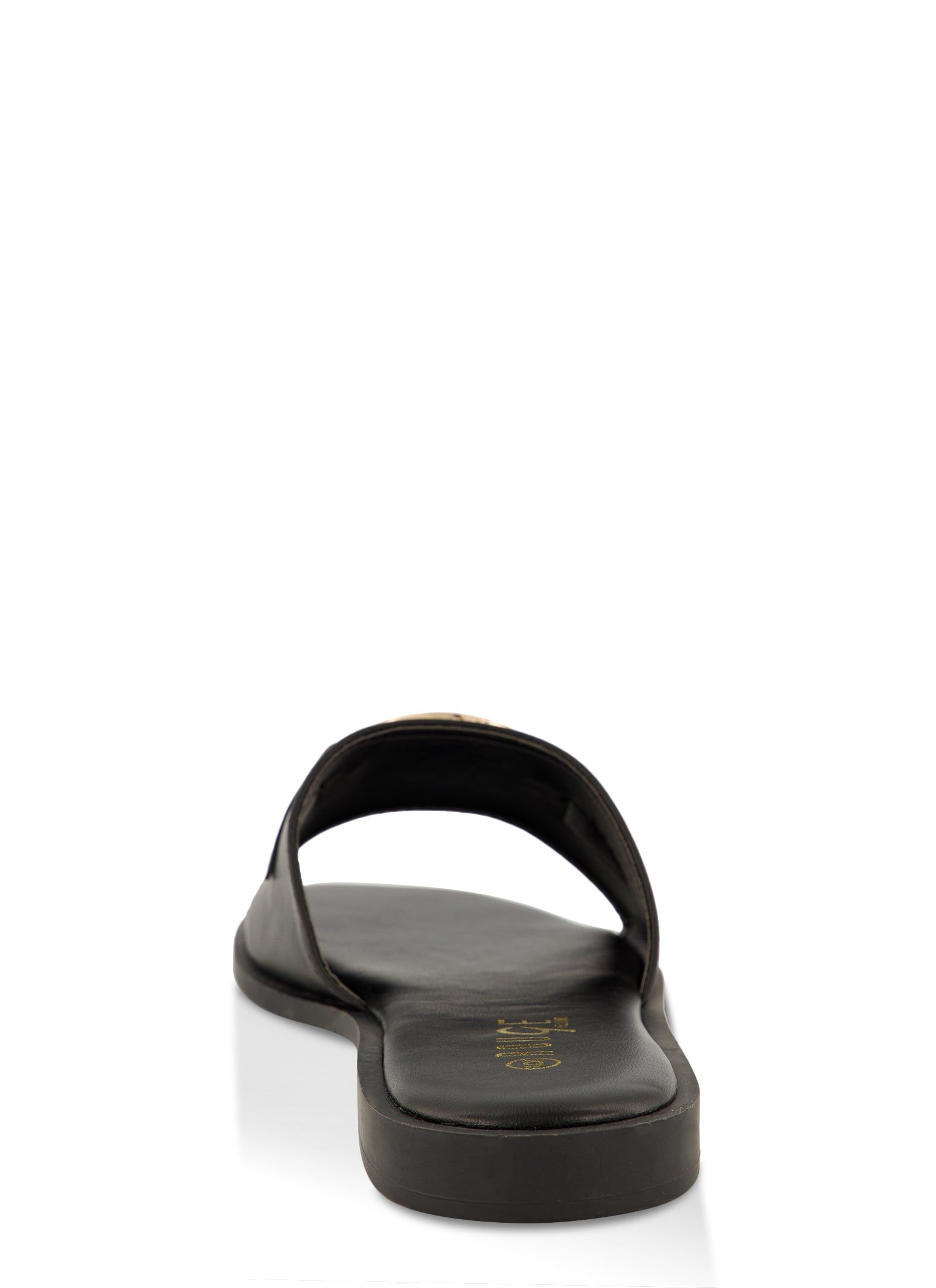 Metallic Pendant Detail Slide Sandals sold by Rainbow product image thumbnail 3