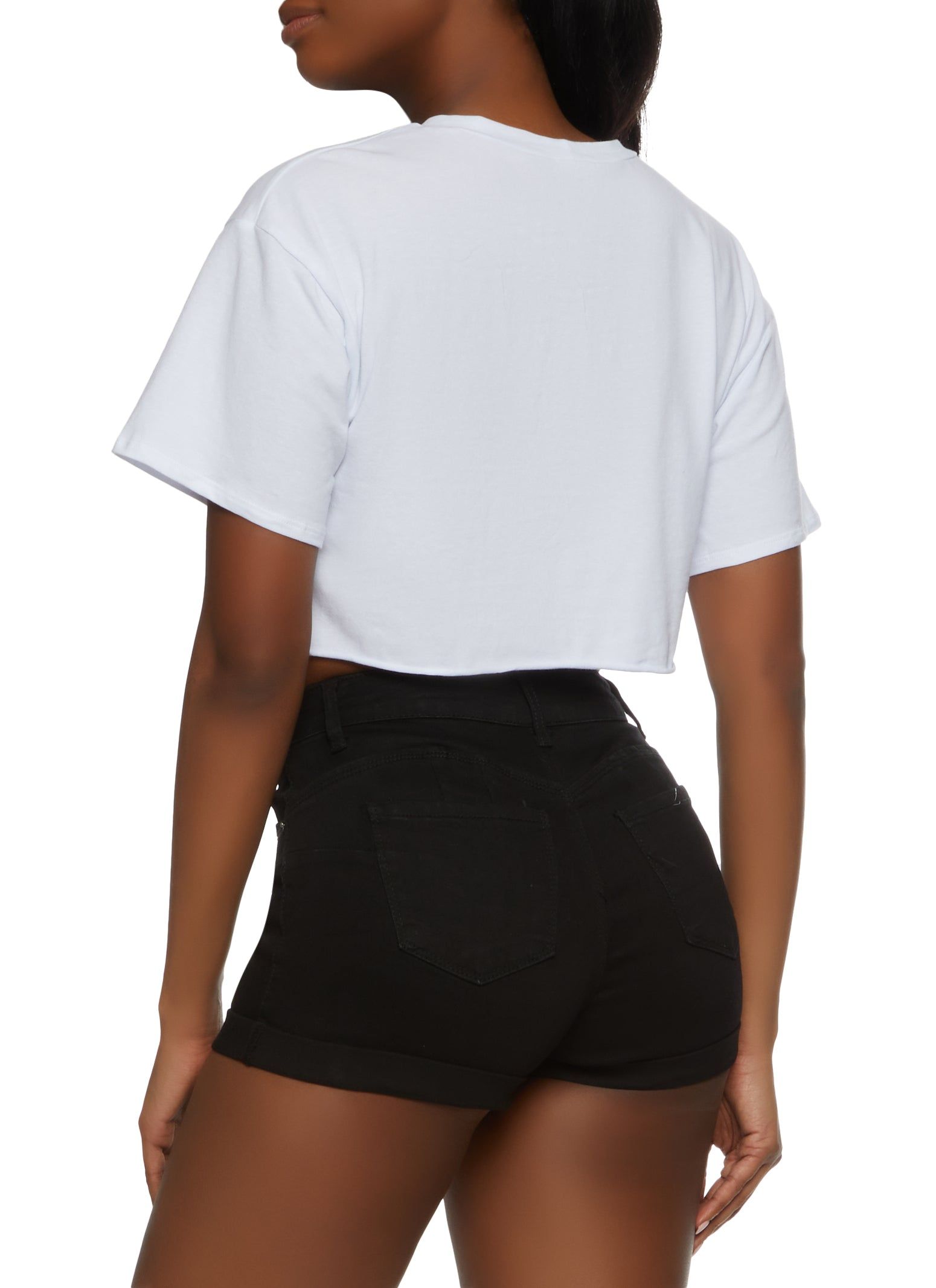 New York Rhinestone Crop Top sold by Rainbow product image thumbnail 2