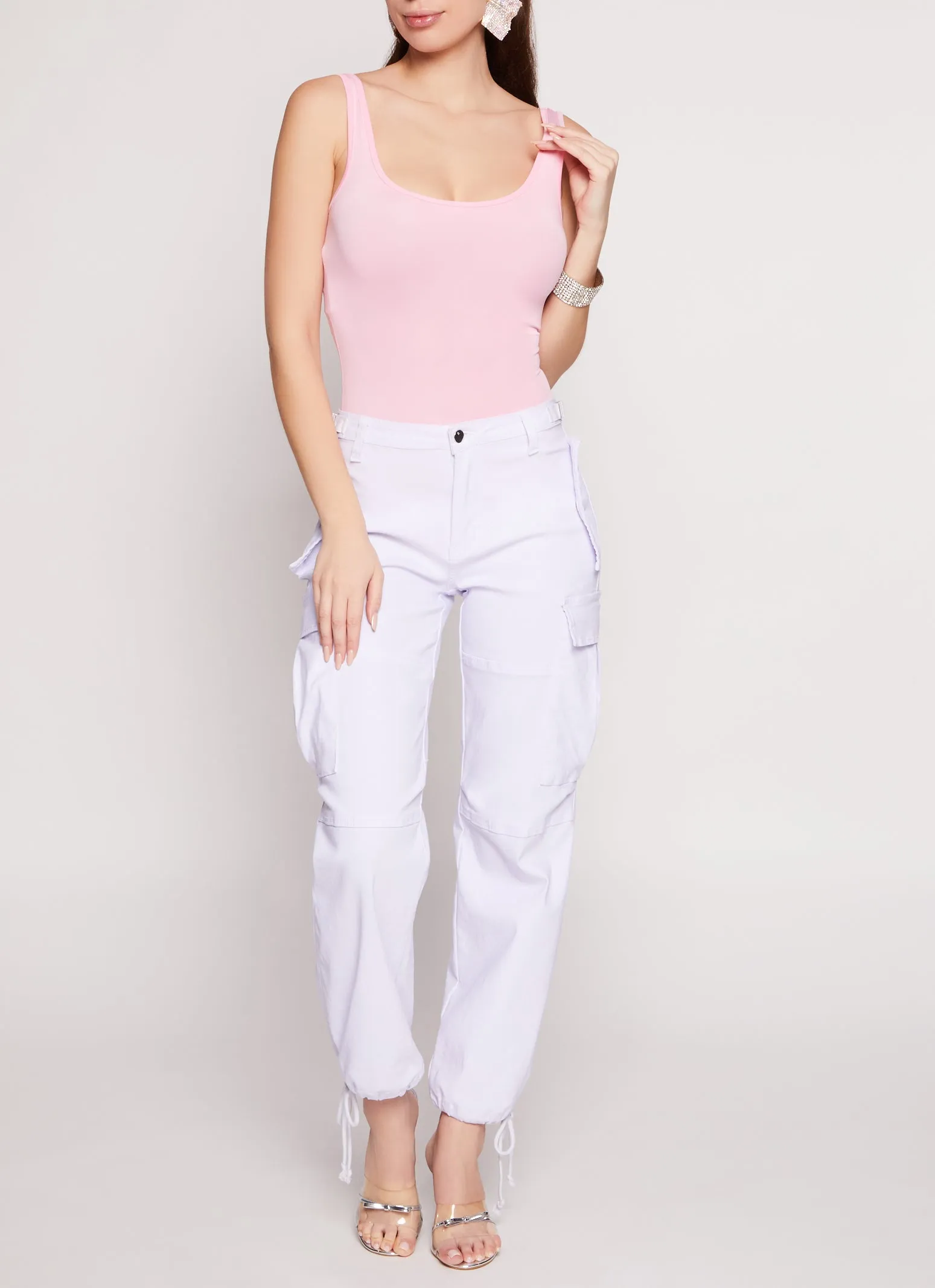 Daisy Scoop Neck Tank Bodysuit sold by Rainbow product image thumbnail 2