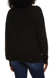 Turtleneck Balloon Sleeve Sweater sold by Rainbow