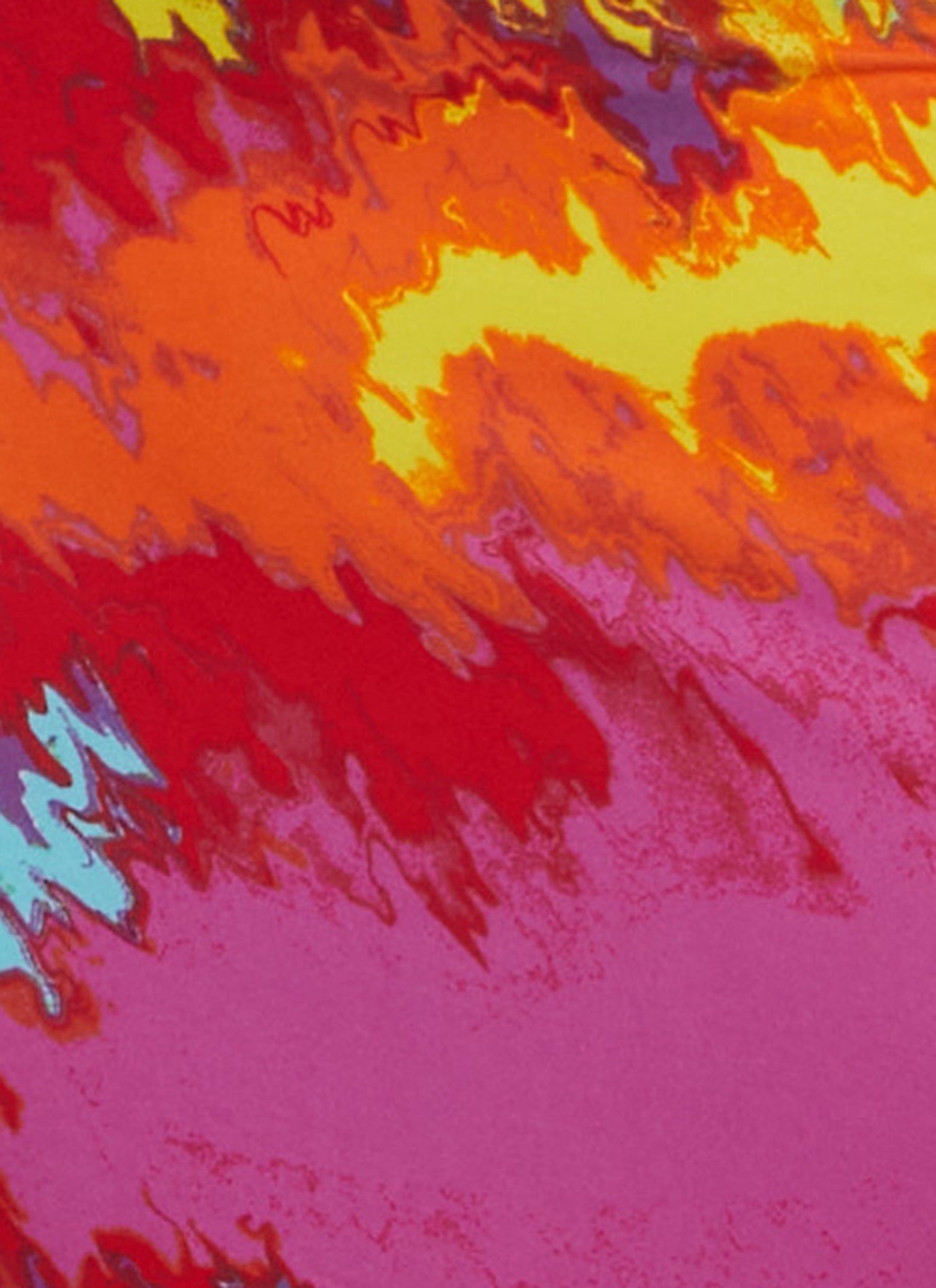 Psychedelic Print Button Detail Maxi Dress sold by Rainbow product image thumbnail 4