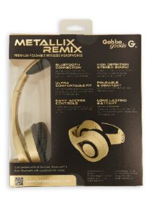 Gabba Goods Metallix Remix Wireless Over the Ear Headphones sold by Rainbow