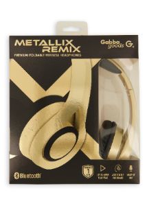 Gabba Goods Metallix Remix Wireless Over the Ear Headphones sold by Rainbow