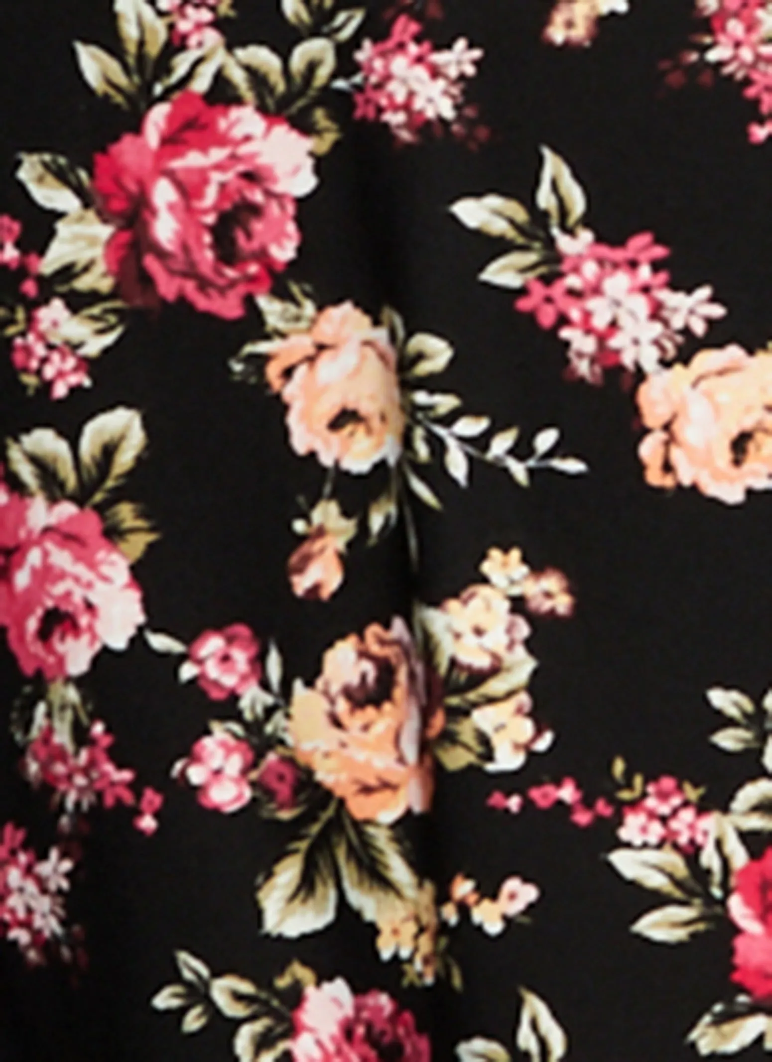 Plus Size Printed Faux Wrap Dress sold by Rainbow product image thumbnail 4