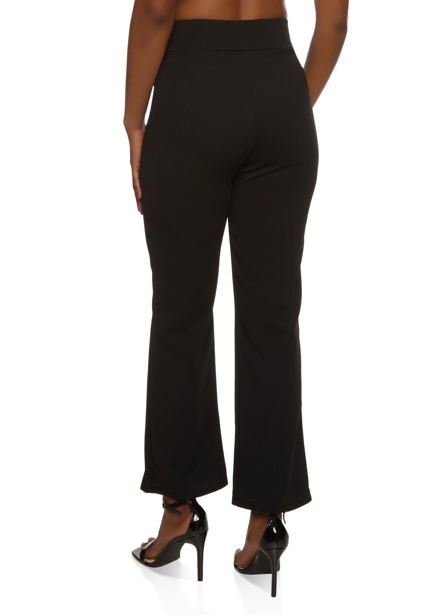 Four Button Detail Boot Cut Dress Pants sold by Rainbow product image thumbnail 2