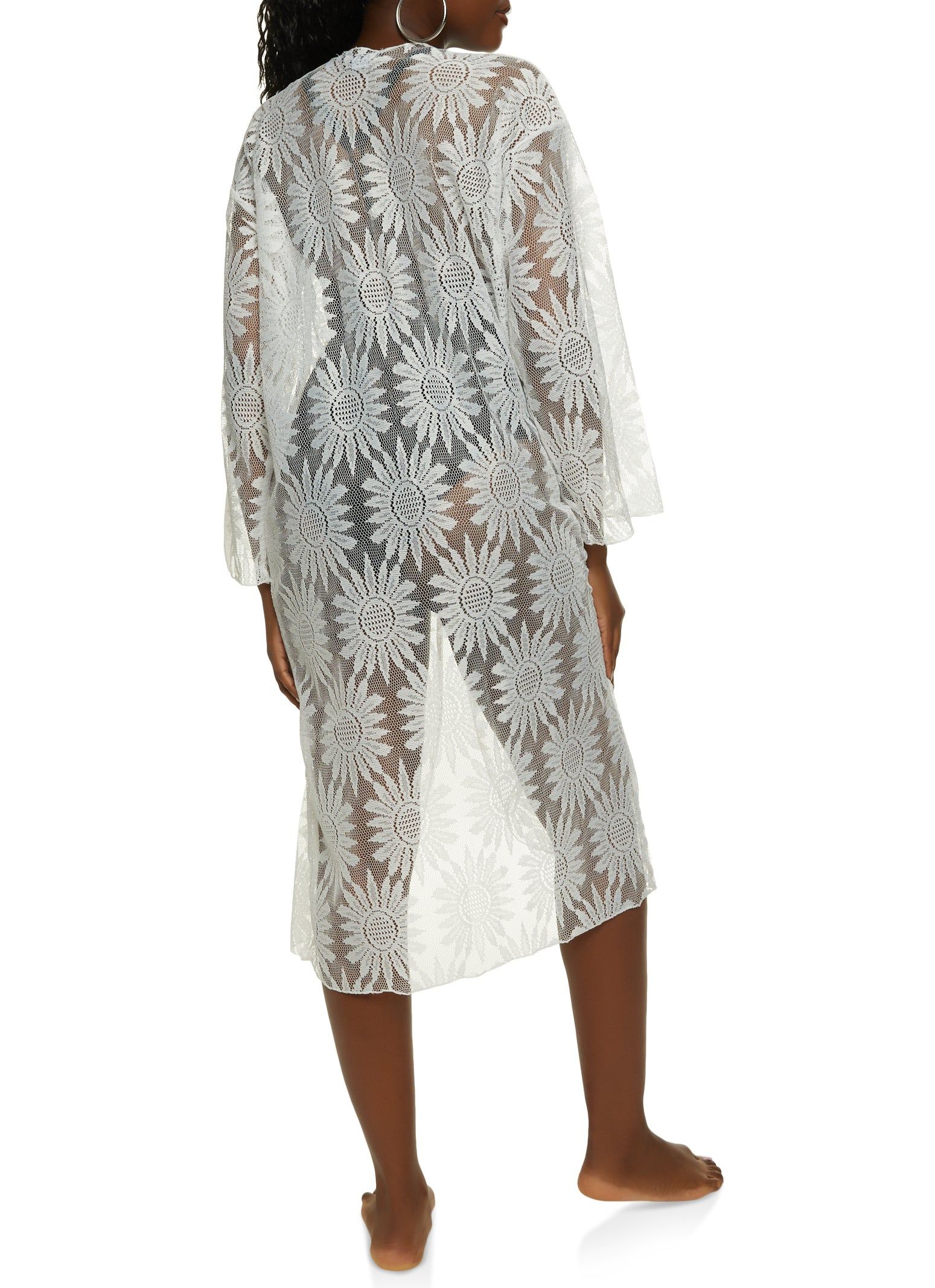 Floral Lace Kimono sold by Rainbow product image thumbnail 5