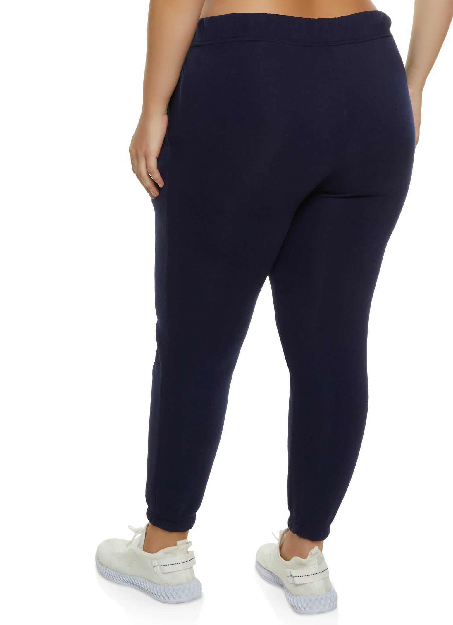 Plus Size Basic Fleece Joggers sold by Rainbow product image thumbnail 2