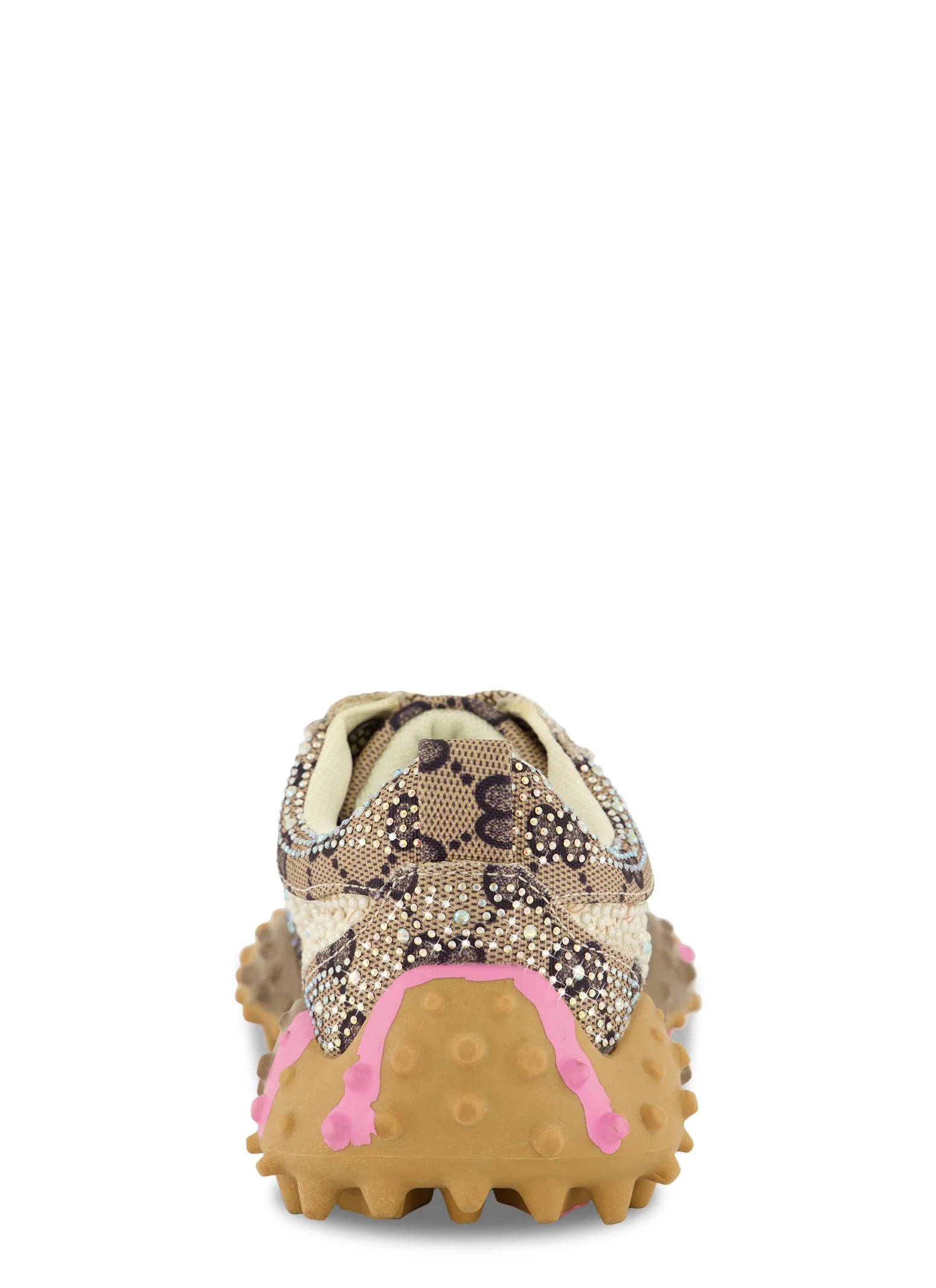 Rhinestone Color Block Printed Lace Up Sneakers sold by Rainbow product image thumbnail 3