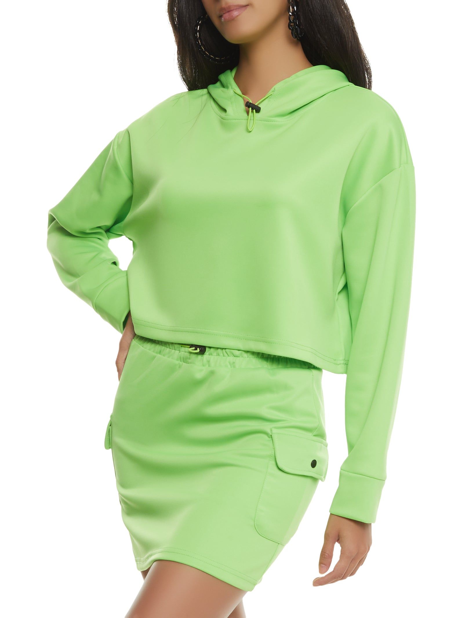 Crop Hoodie sold by Rainbow