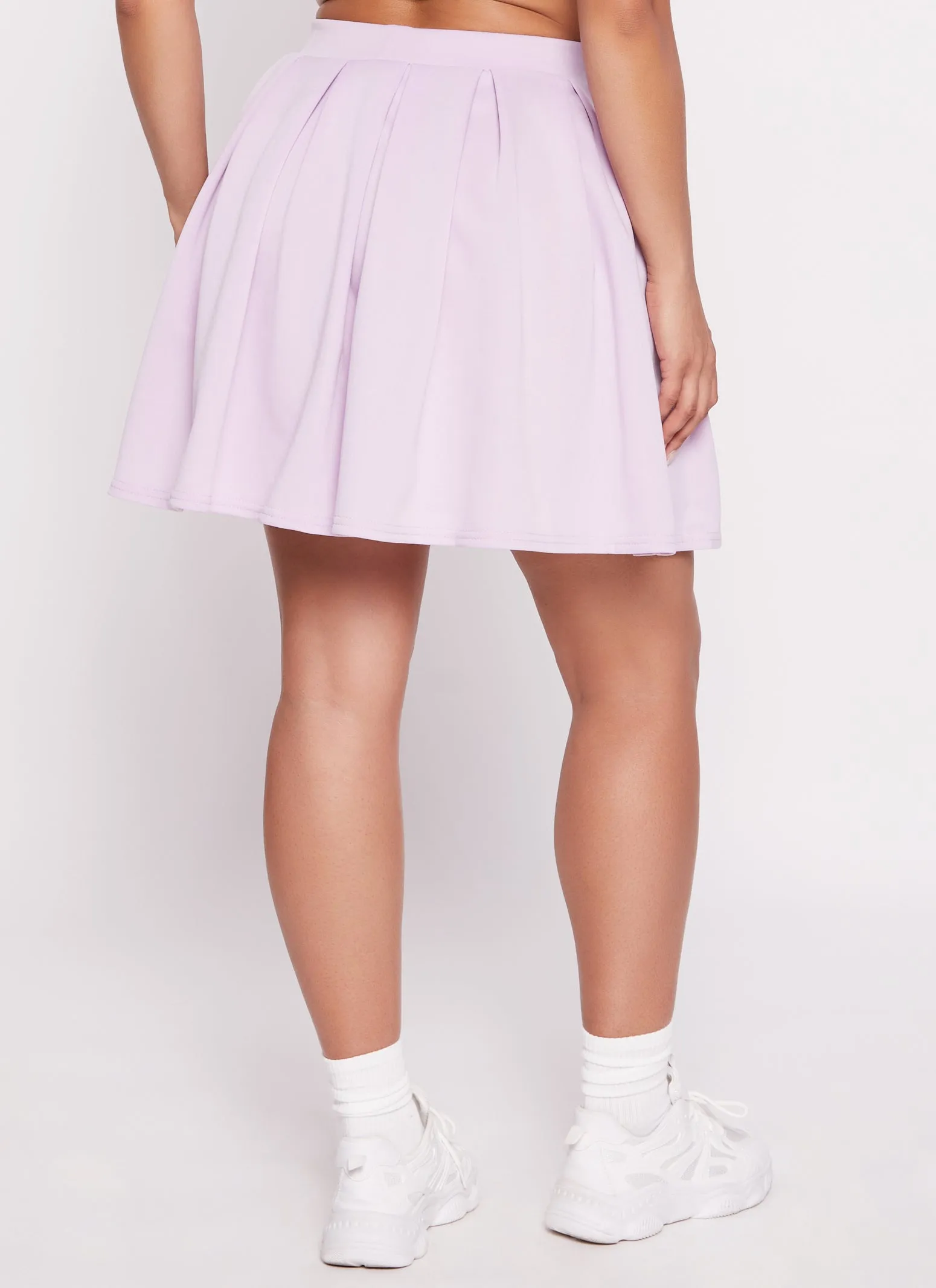 Basic High Waisted Pleated Skirt sold by Rainbow product image thumbnail 3