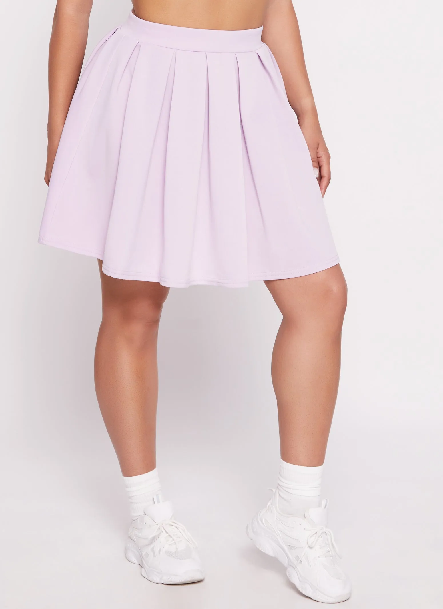 Basic High Waisted Pleated Skirt sold by Rainbow product image thumbnail 2