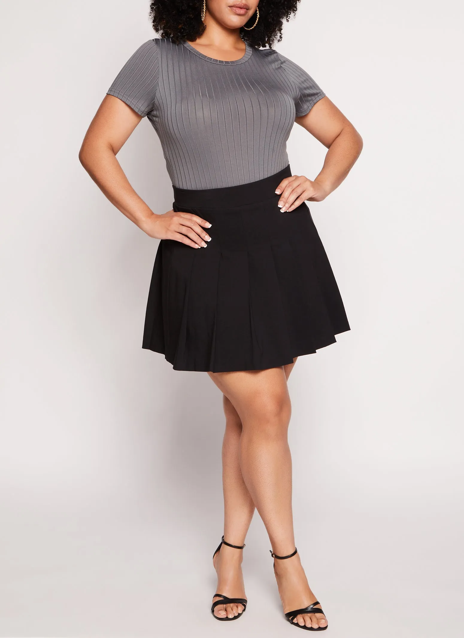 Plus Size Daisy Ribbed Knit Bodysuit sold by Rainbow product image thumbnail 2