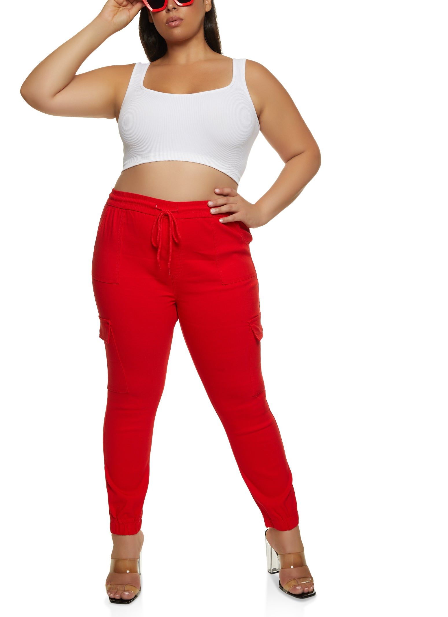 Plus Size Hyperstretch Cargo Joggers sold by Rainbow product image thumbnail 2