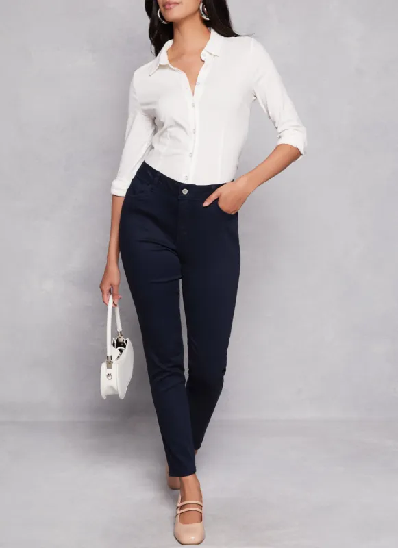 WAX Twill Skinny Leg Pants sold by Rainbow