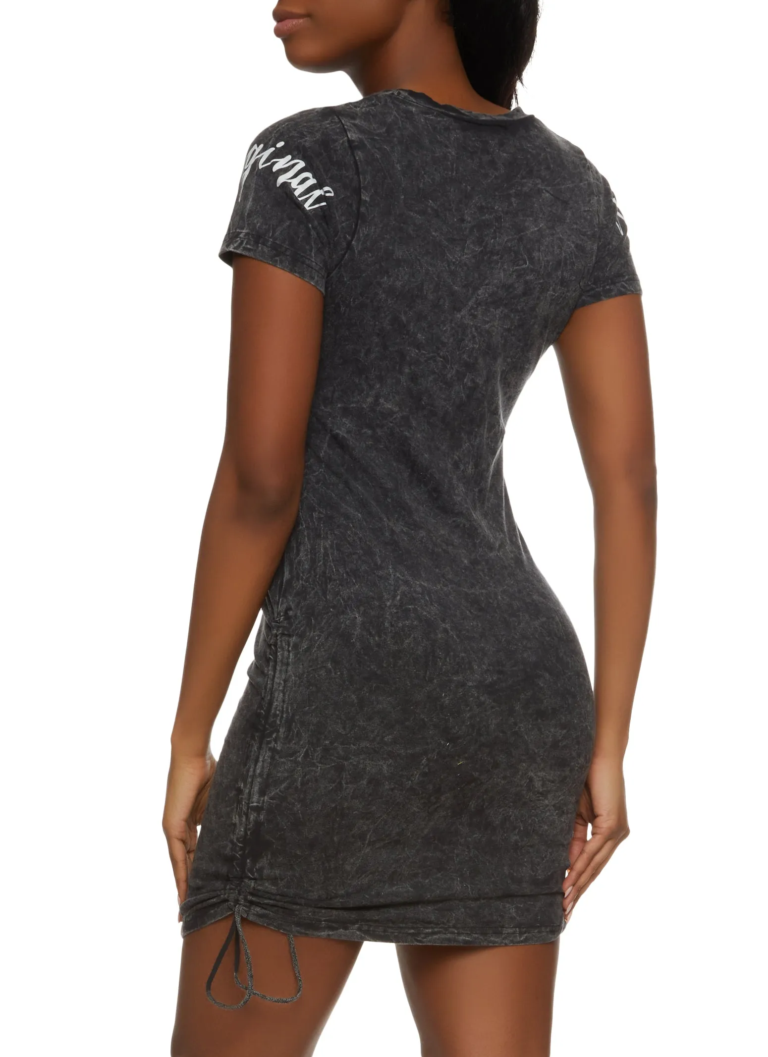 Original Graphic Ruched T Shirt Dress sold by Rainbow product image thumbnail 3