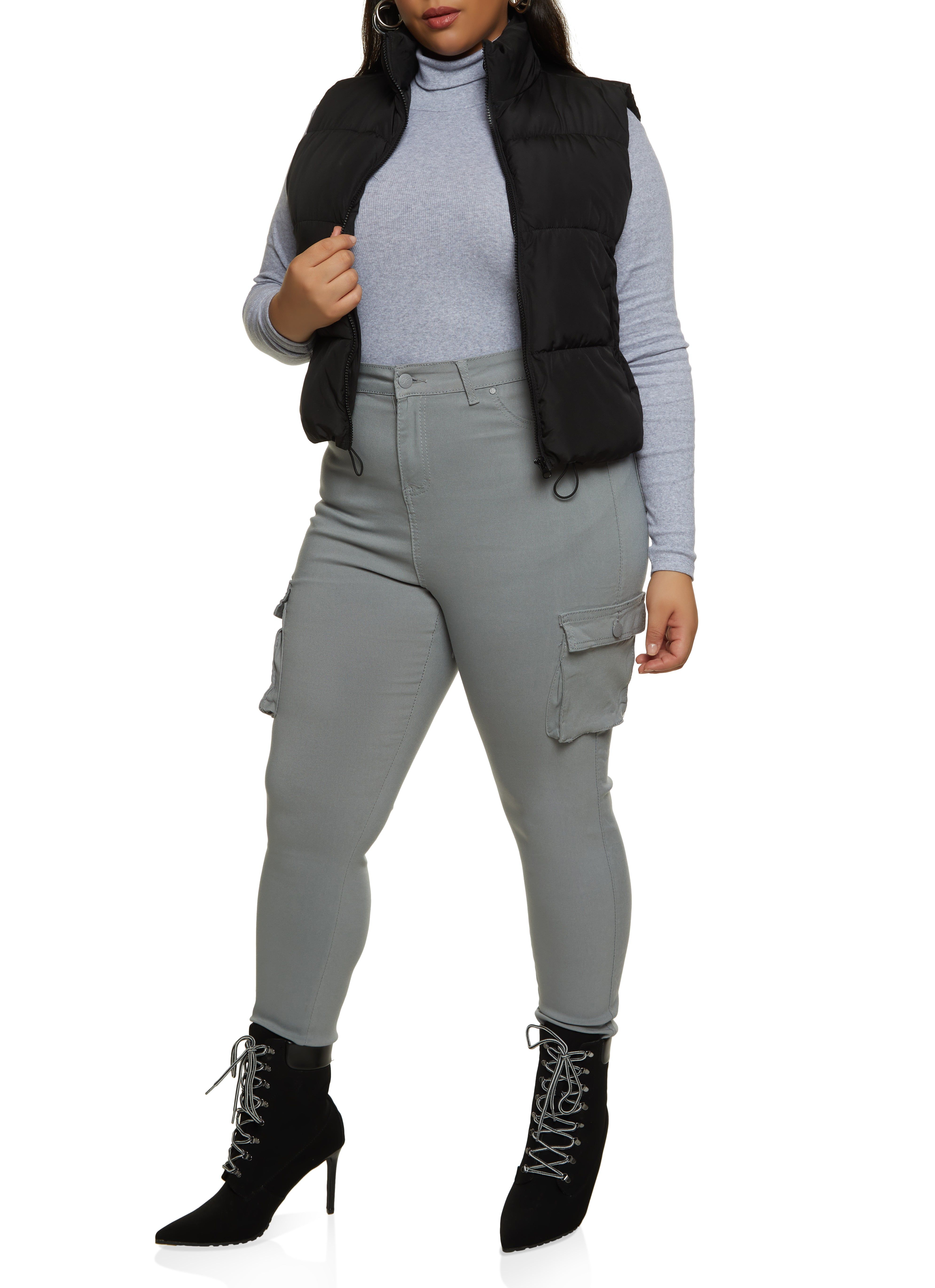 Plus Size Twill Hyperstretch Skinny Pants sold by Rainbow product image thumbnail 2