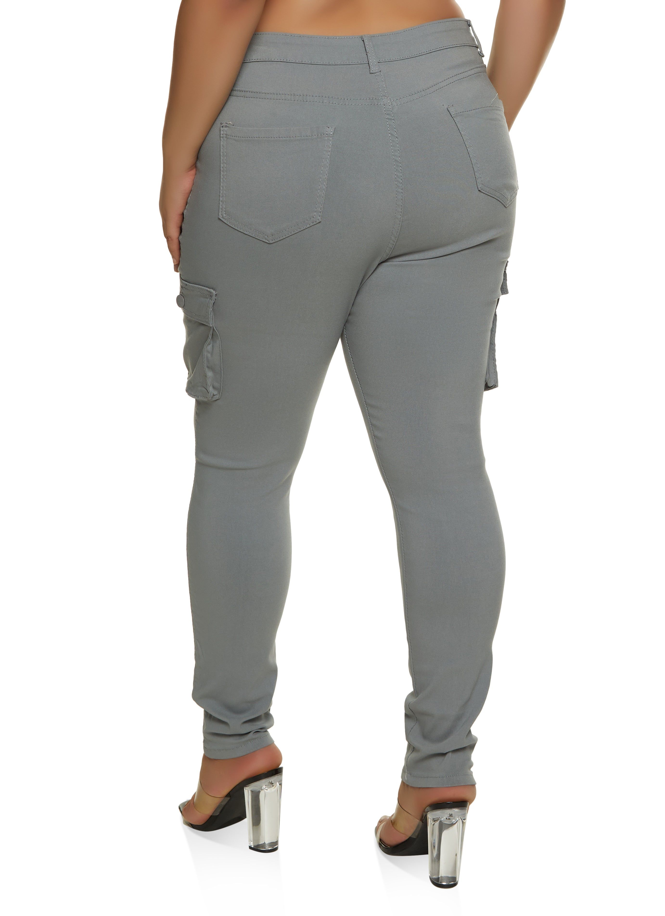 Plus Size Twill Hyperstretch Skinny Pants sold by Rainbow product image thumbnail 3