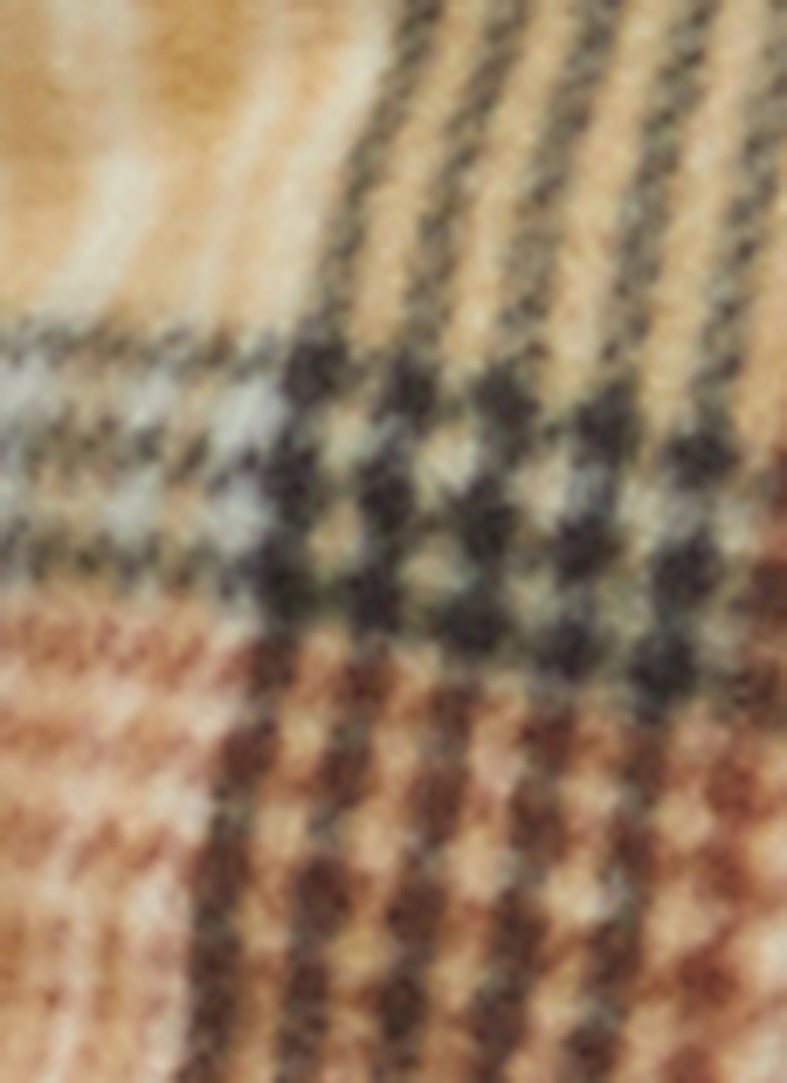 Plus Size Plaid Brushed Knit Sherpa Lined Shacket sold by Rainbow product image thumbnail 4