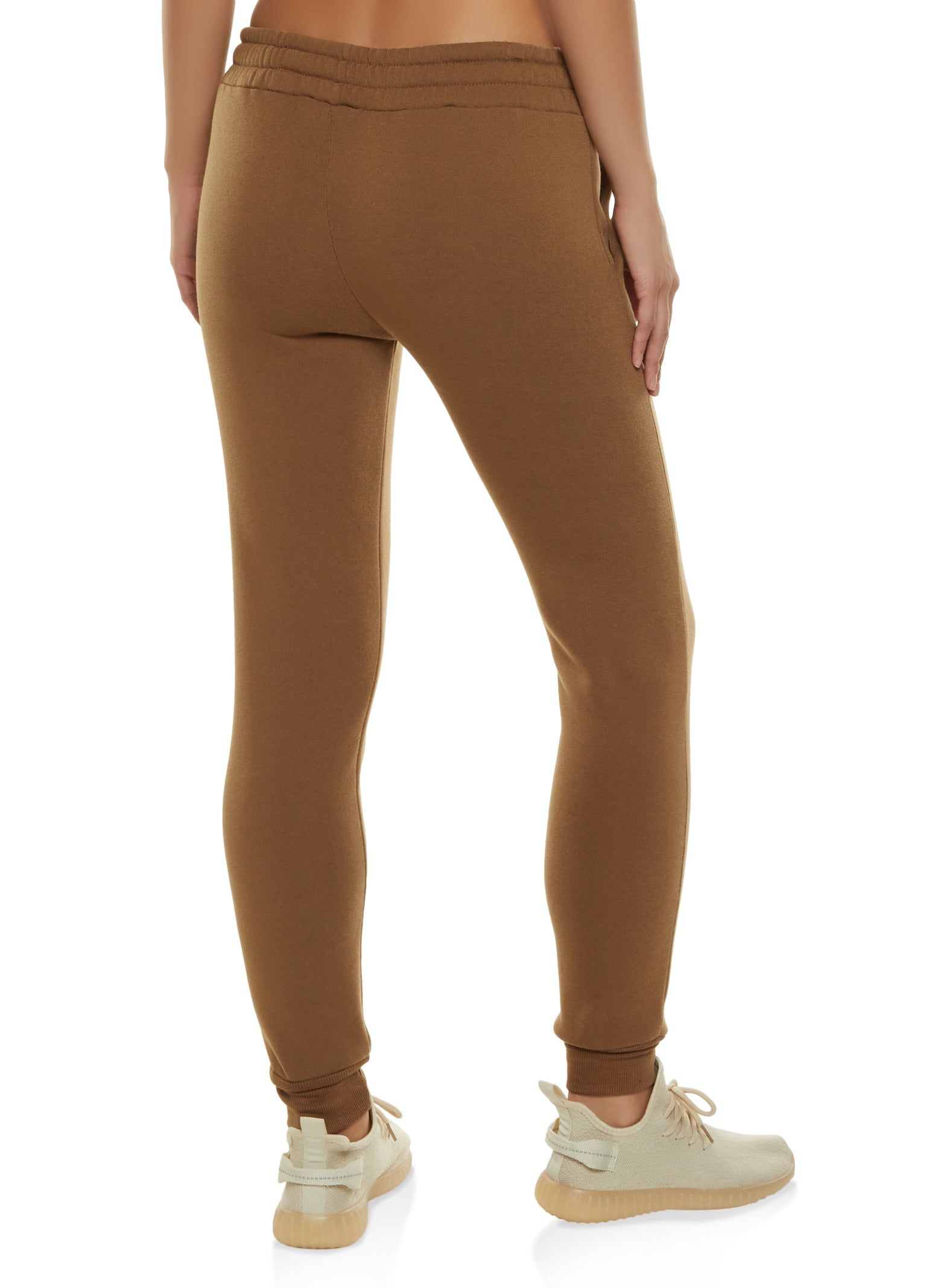 Solid Fleece Drawstring Joggers sold by Rainbow product image thumbnail 2