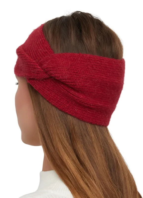 Twist Detail Brushed Knit Head Wrap sold by Rainbow