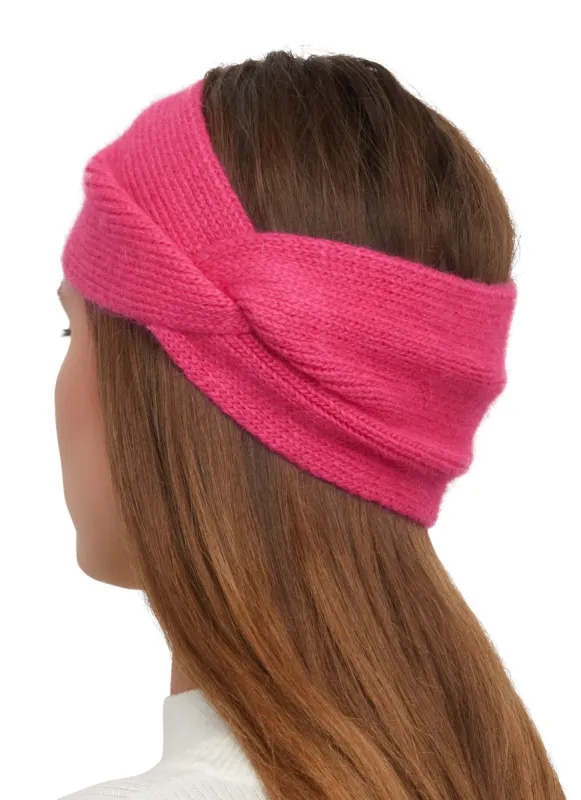 Twist Detail Brushed Knit Head Wrap sold by Rainbow