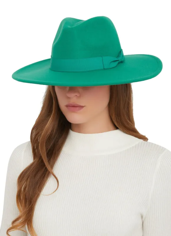 Ribbon Trim Panama Hat sold by Rainbow