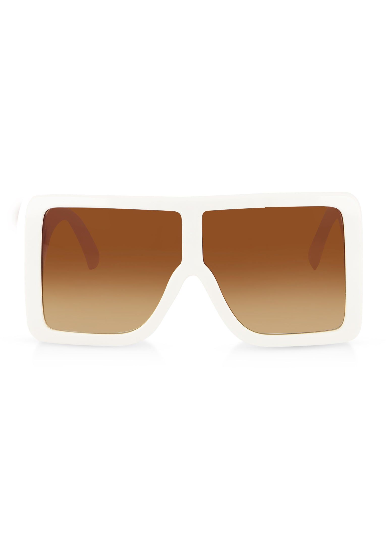 Oversized Ombre Shield Sunglasses sold by Rainbow