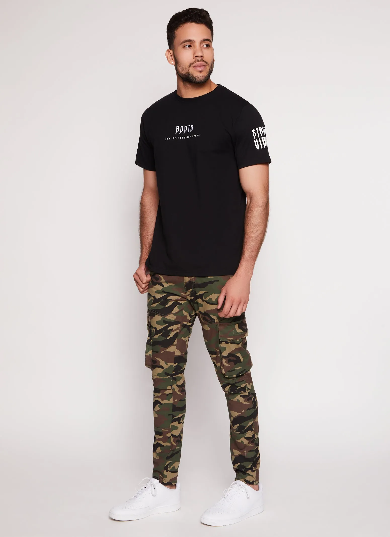 Mens Earth Roots Short Sleeve Graphic Tee sold by Rainbow product image thumbnail 2
