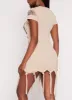 Drippin In Melanin Knot Fringe Dress sold by Rainbow