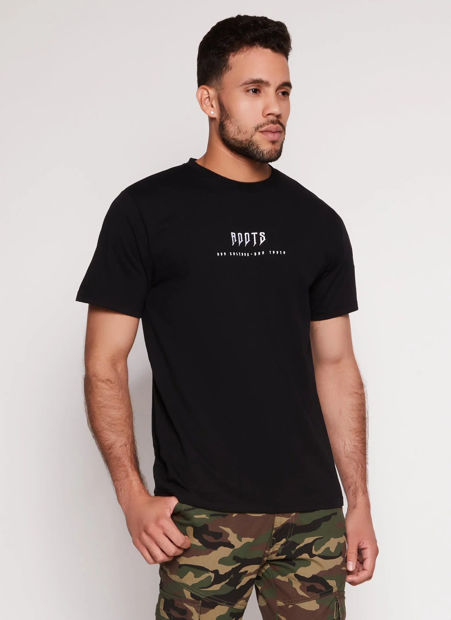 Mens Earth Roots Short Sleeve Graphic Tee sold by Rainbow product image thumbnail 3