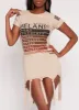 Drippin In Melanin Knot Fringe Dress sold by Rainbow